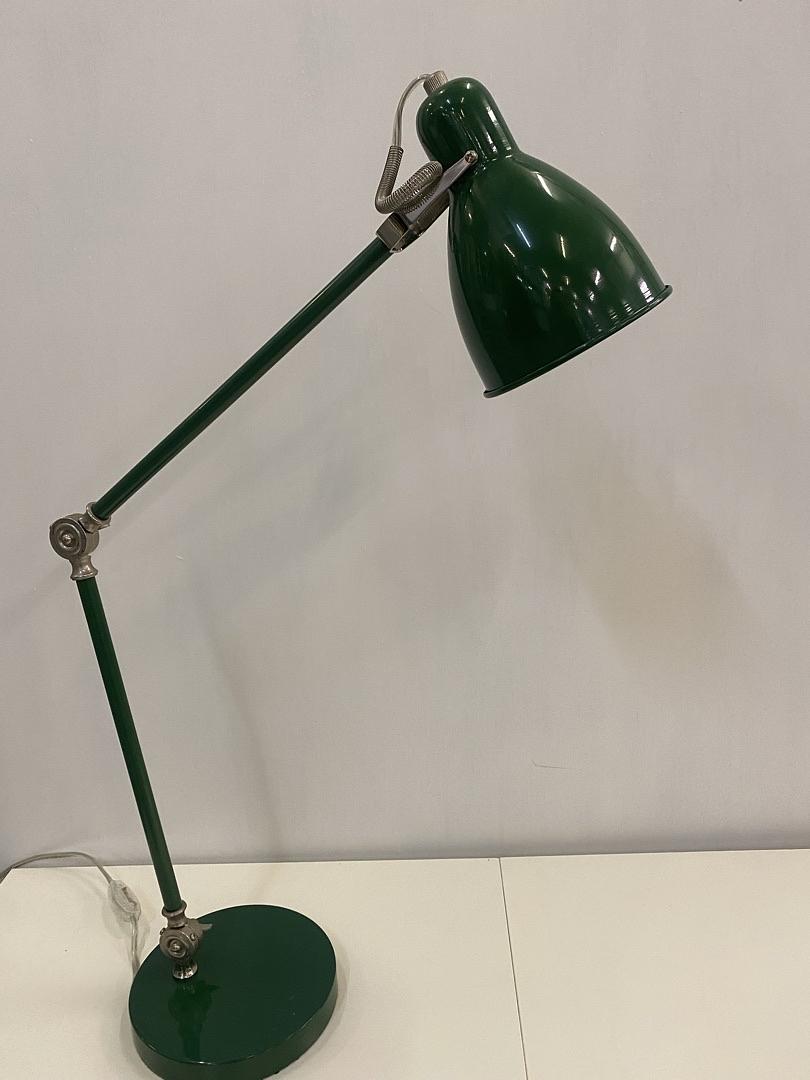 Green Adjustable Metal Task Light